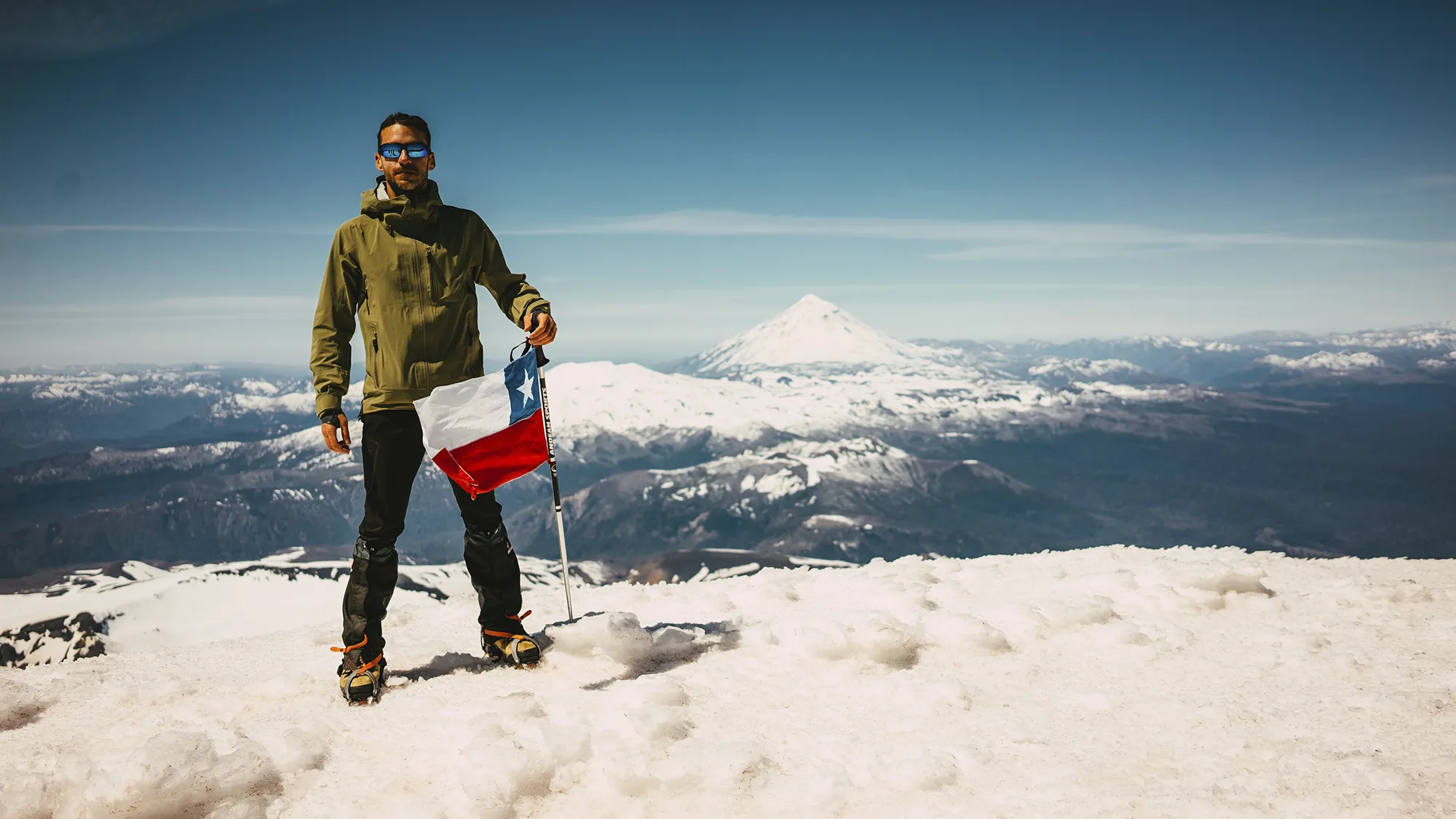 Foto desde la cima del Villarrica