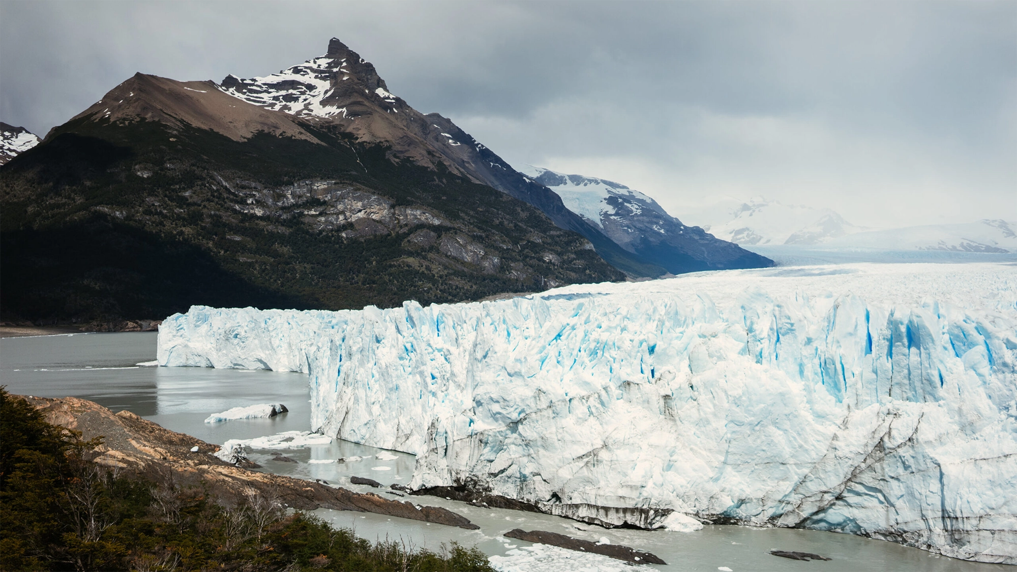 La famosa zona de rompimiento del Perito Moreno